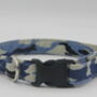 Blue Camouflage Dog Collar, thumbnail 3 of 8