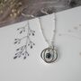Sapphire Swirl Pendant, thumbnail 4 of 5