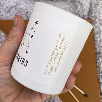 Personalised Zodiac Birthday Candle, 3 of 12