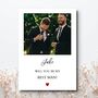 Best Man Proposal Photo Card, Wedding Proposal Card, thumbnail 1 of 3