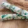 Personalised Reusable Floral Green Christmas Crackers, thumbnail 3 of 9