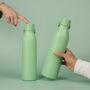 Circular And Co 1 L Stainless Steel Water Bottle Seaglass Green, thumbnail 5 of 7