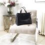 'Calista' Leather Zip Tote Bag, thumbnail 3 of 5