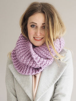 Scarf And Snood Knitting Kit, 9 of 11