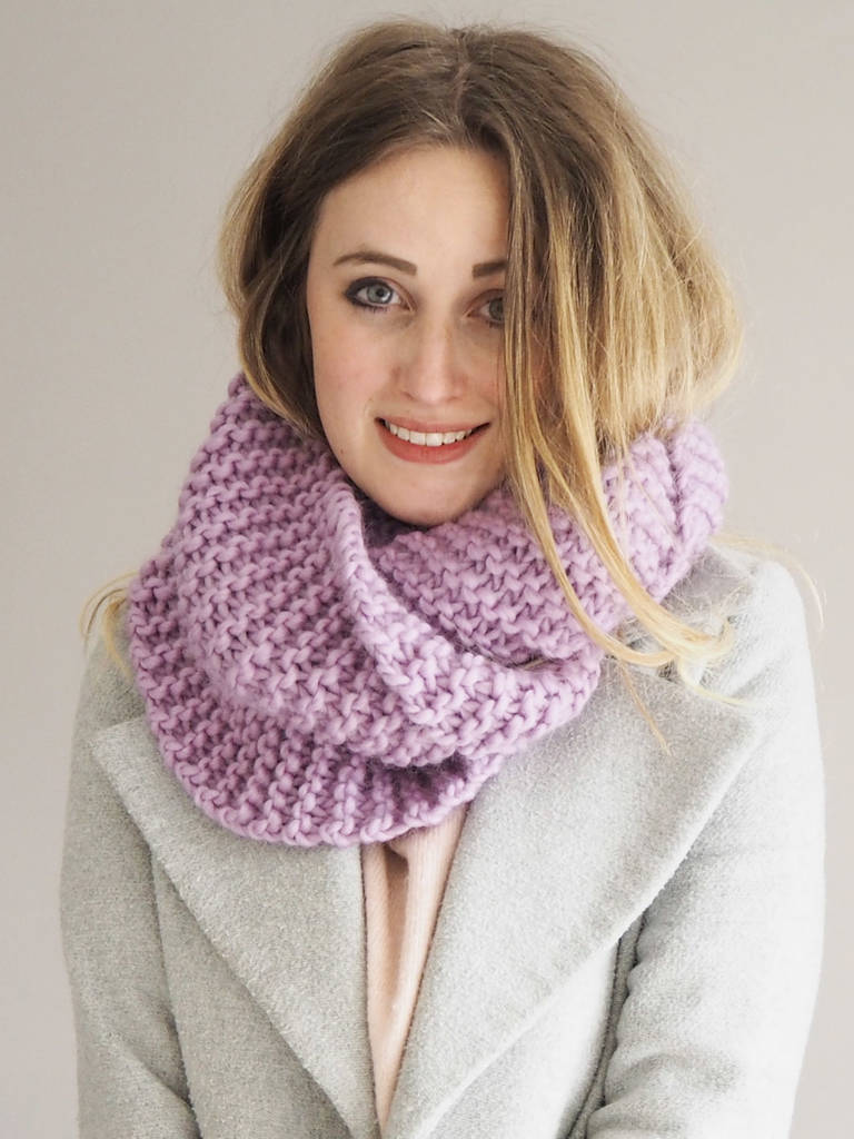 Scarf And Snood Knitting Kit By Lauren Aston Designs ...