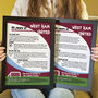 Years Of Being An Iron Print Birthday Gift For West Ham Fan, thumbnail 1 of 7