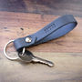Personalised Italian Leather Keyring, thumbnail 3 of 5
