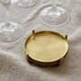 Brass Gold Coasters Anika, thumbnail 1 of 5