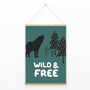 Wild And Free Print, thumbnail 7 of 8