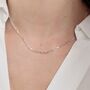 Sterling Silver Box Link Chain Necklace, thumbnail 3 of 6