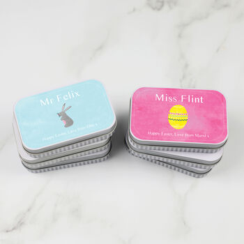 Personalised Easter Thank You Teacher Gift Tins, 2 of 3