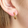 Huggie Hoops For Non Pierced Ears, thumbnail 2 of 4