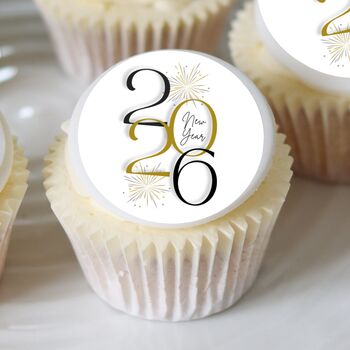 New Year's 2026 Edible Drink Topper, 3 of 5