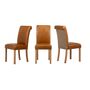 Leather And Tweed Country Baby Rollback Dining Chair, thumbnail 4 of 4