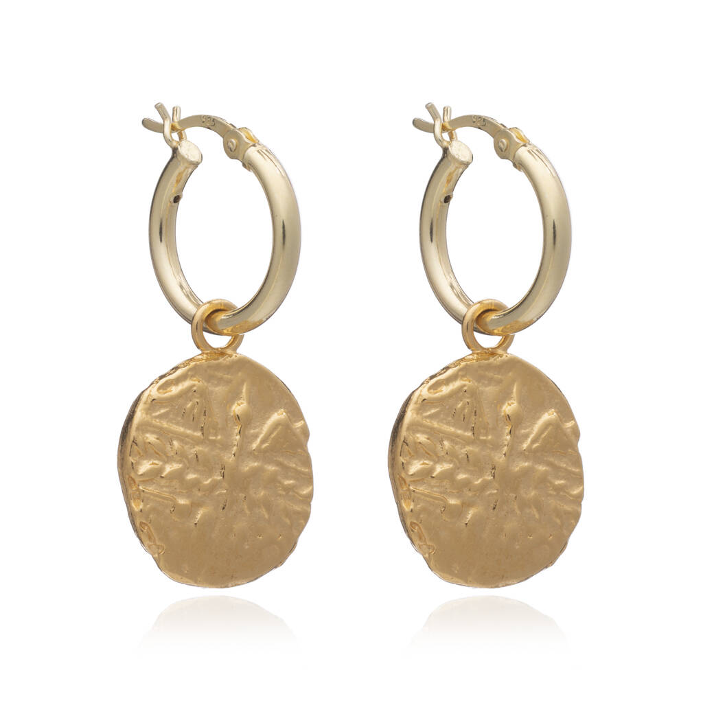 Roman Coin Earrings By Cabbage White England