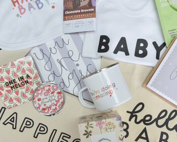 Personalised New Baby Gift Box Hamper, 10 of 10