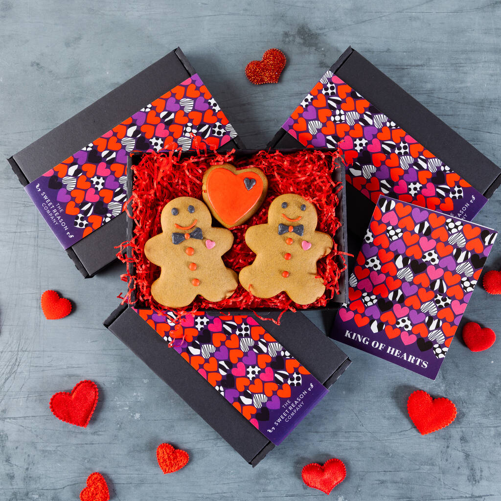 'King Of Hearts' Biscuit Box