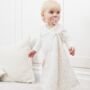 Organic Muslin And Sherpa Baby Blanket Gift Set, Wild Flower, thumbnail 9 of 12