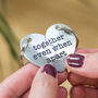 Togetherness Split Heart Pewter Keyring For Couples, thumbnail 3 of 8