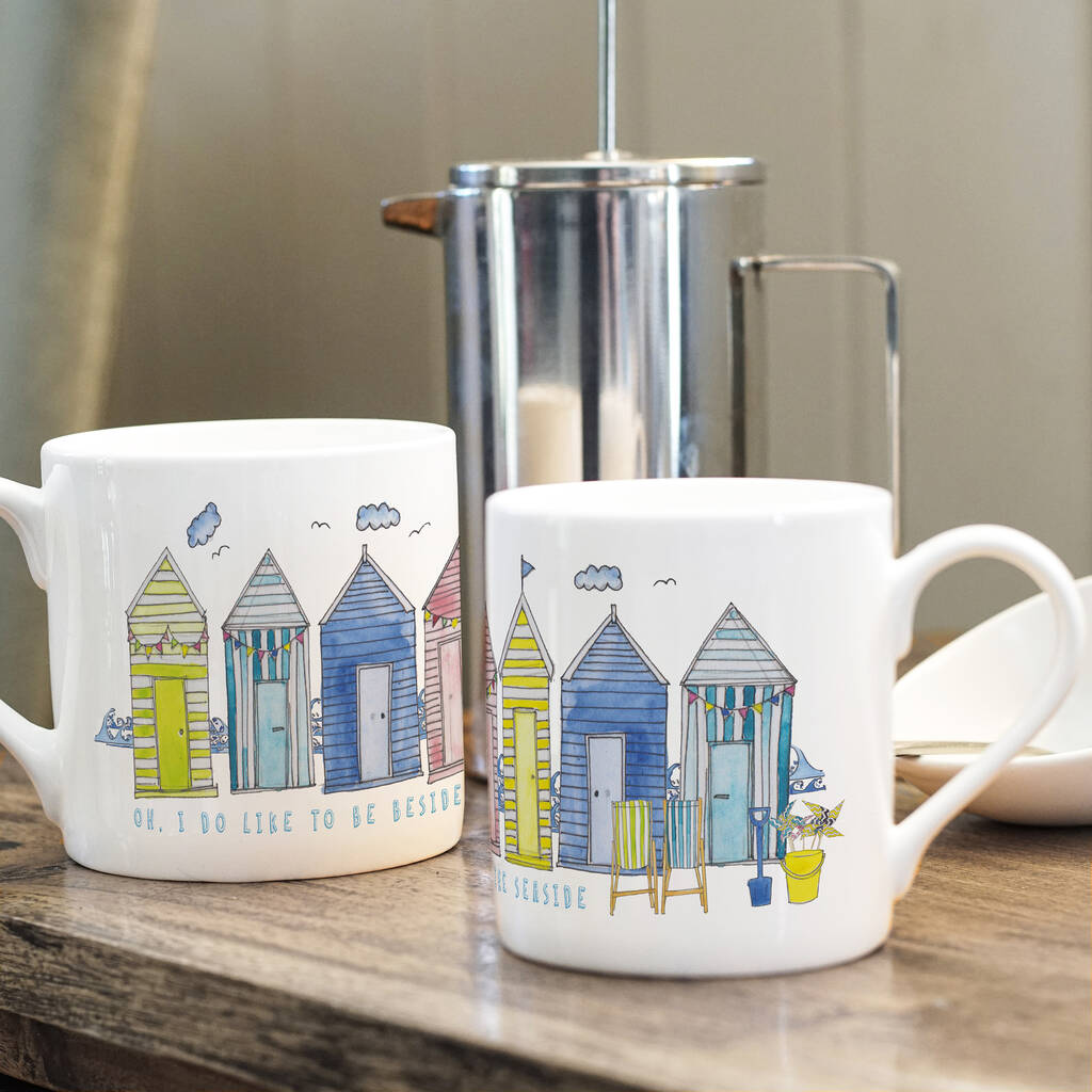 Beach Huts Mug