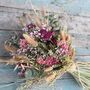 Wedding Dried Flower Bouquet Meadow Pinks Middle, thumbnail 1 of 5