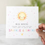 Personalised Sparkle And Shine Thank You Card, thumbnail 1 of 3