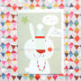 Happy Birthday Bunny Card, thumbnail 1 of 5