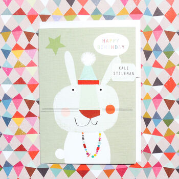 Happy Birthday Bunny Card, 5 of 5