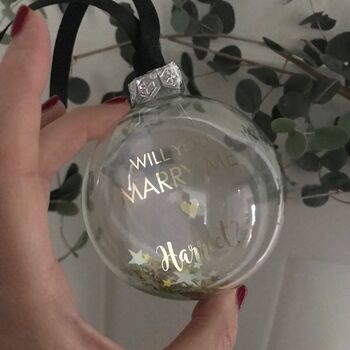 Marry Me Proposal Bauble, 2 of 3