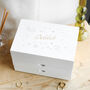 Personalised Celestial White Jewellery Box, thumbnail 6 of 9