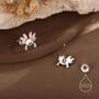 Sterling Silver Cute Axolotl Stud Earrings, thumbnail 5 of 12