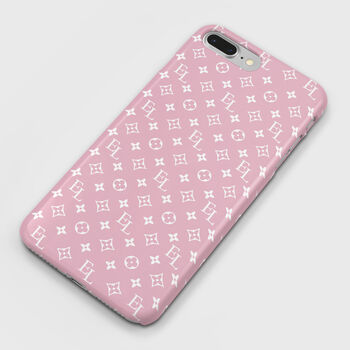 Personalised Pink Initials Pattern Phone Case, 5 of 6