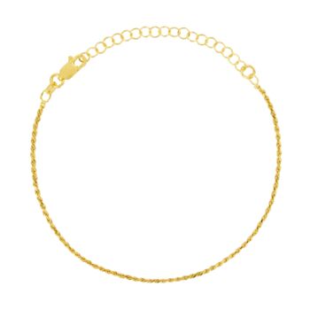 Thin Gold Plated Rope Bracelet For Men, 9 of 11