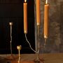 Handcrafted Brass Candelabra, thumbnail 3 of 3
