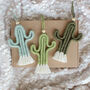 Make Your Own Mini Macrame Cactus Craft Kit, thumbnail 1 of 6