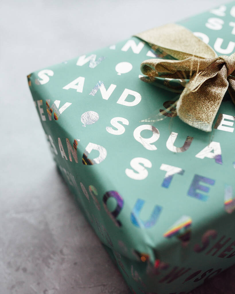 Personalised Birthday Luxury Wrapping Paper By PRETTY GIFTED