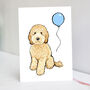 Golden Doodle Birthday Card, thumbnail 1 of 10