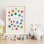 Personalised Name Happy Smiley Faces Print, thumbnail 6 of 10
