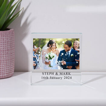 Personalised Photo Glass Block, 4 of 4