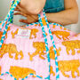 Handmade Indian Tiger Weekend Bag, thumbnail 1 of 9