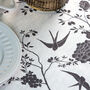 Luxury Linen Like Floral Tablecloth Cecylia Natural, thumbnail 3 of 6