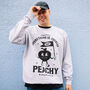 Everything Is Peachy Men’s Graphic Sweatshirt, thumbnail 2 of 3