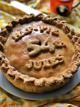 Large Personalised Pork Pie For Anniversary Or Birthday, 3 of 3