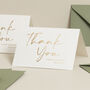 Minimalist Personalised Thank You Card, thumbnail 2 of 2