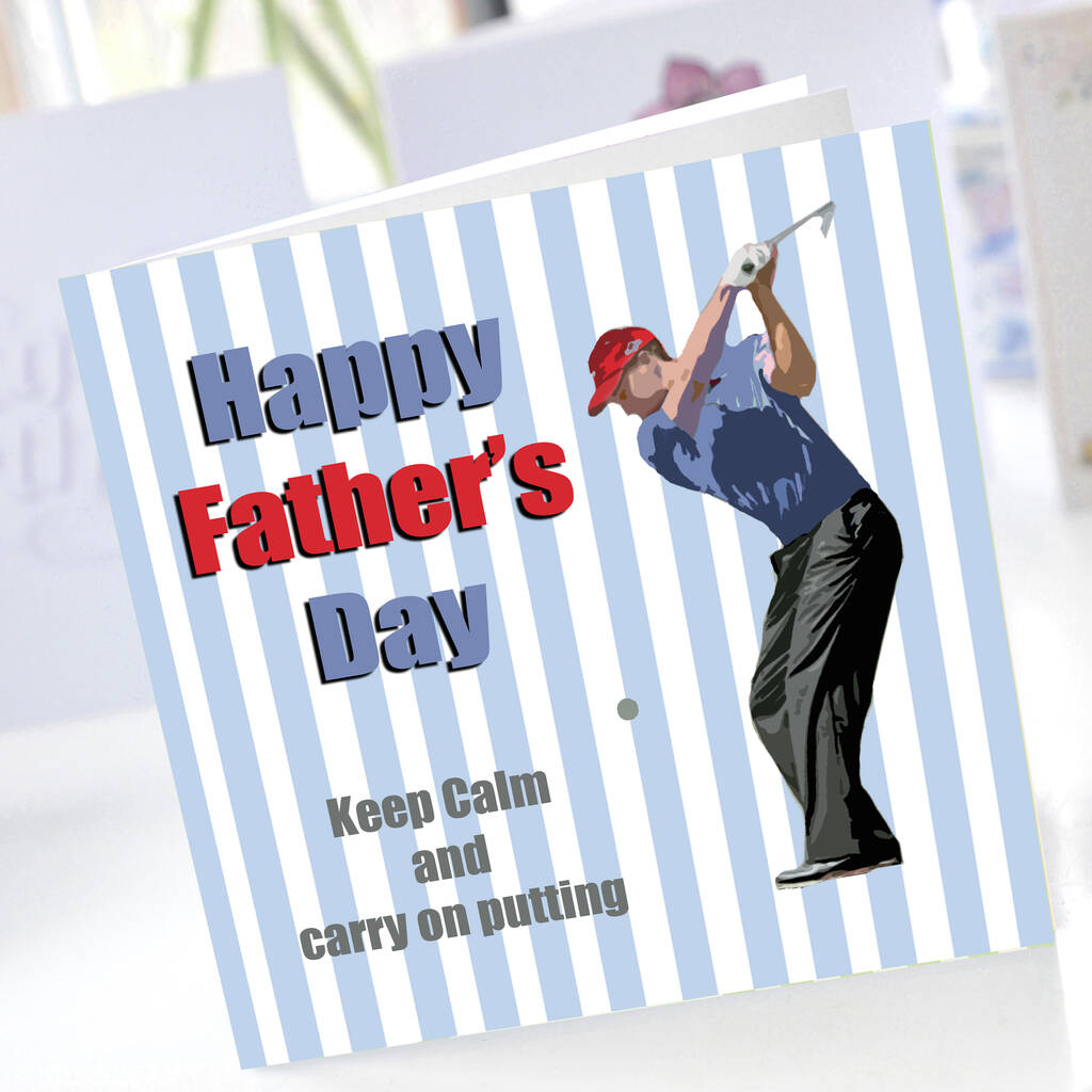 Father's Day Golf Card By Amanda Hancocks