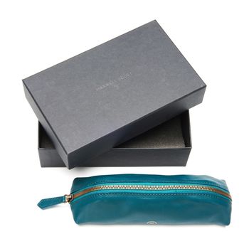 Luxury Personalised Leather Pencil Case 'Felice Nappa', 10 of 12
