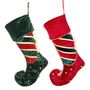 Personalised Luxury Jingle Bell Christmas Stocking, thumbnail 2 of 10