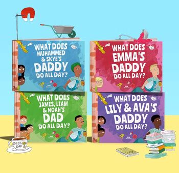 What Does Daddy Do All Day? Funny Working Dads Gift, 7 of 11