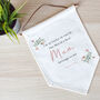 Worlds Best Mum Gift, Personalised Wall Hanging For Mummy, thumbnail 2 of 5