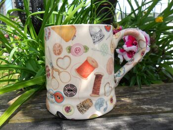 Tankard Mug In Sewing Room Design, 4 of 5